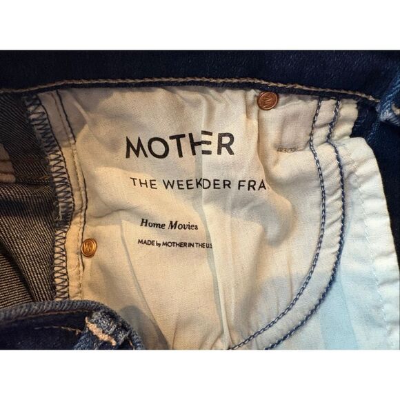 Mother the weekender Fray home movies denim jeans size 25 - Picture 13 of 13